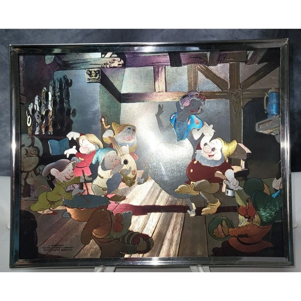 Framed Picture Snow White & the Seven Dwarfs Foil picture 1937